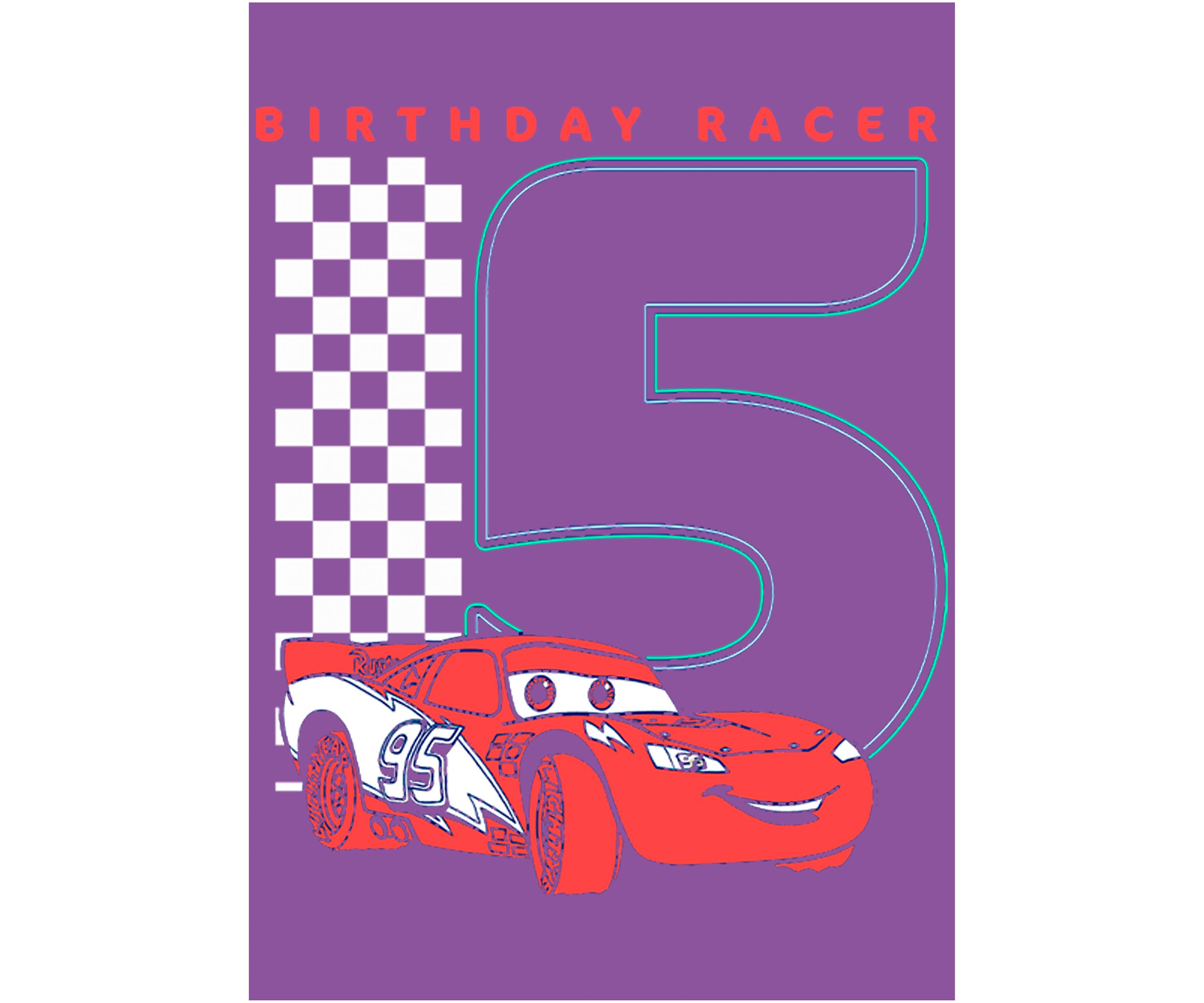 Girls 4-6x Birthday Racer Graphic T-Shirt