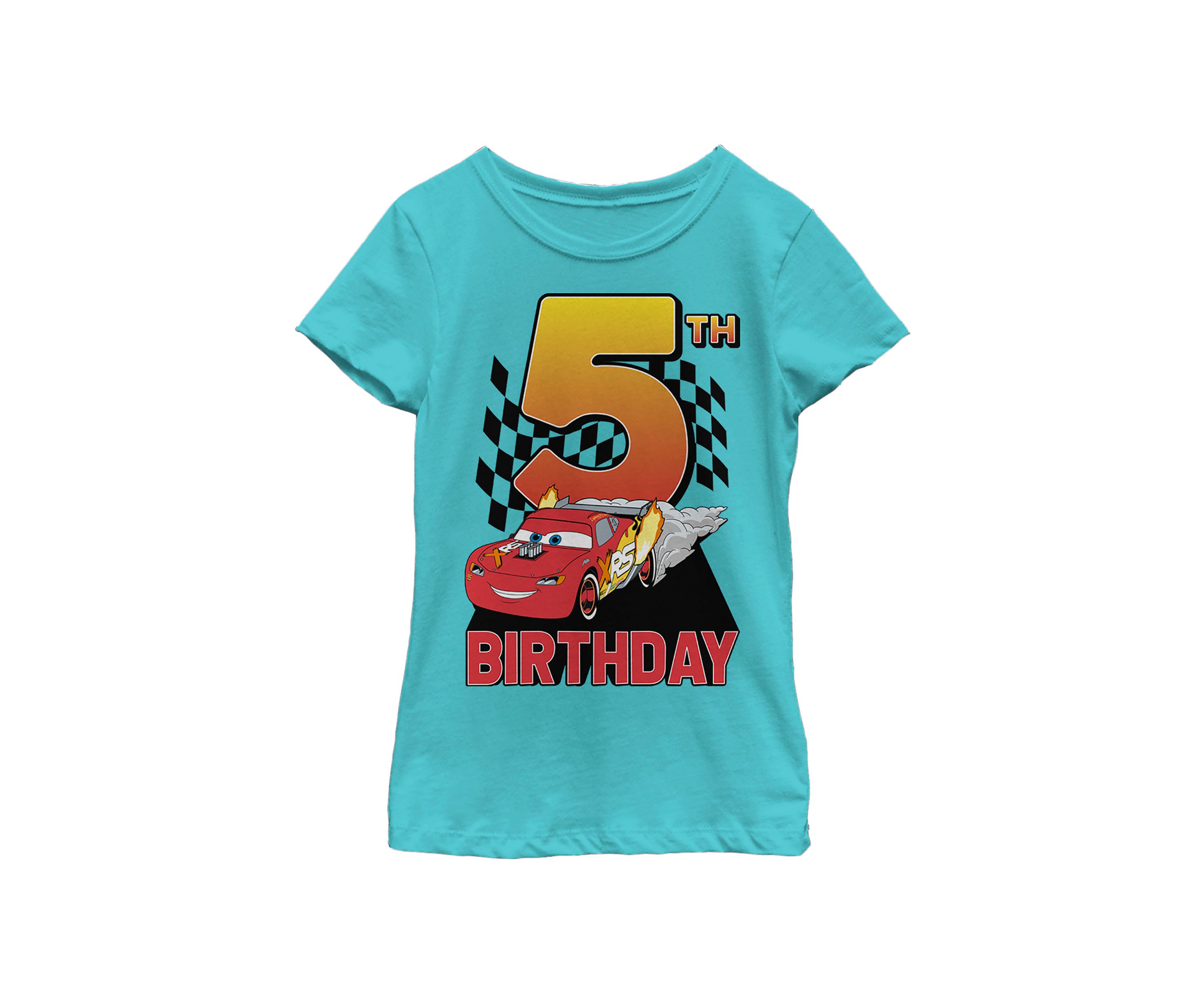 Girls 4-6x Lightning Birthday 5 Graphic T-Shirt