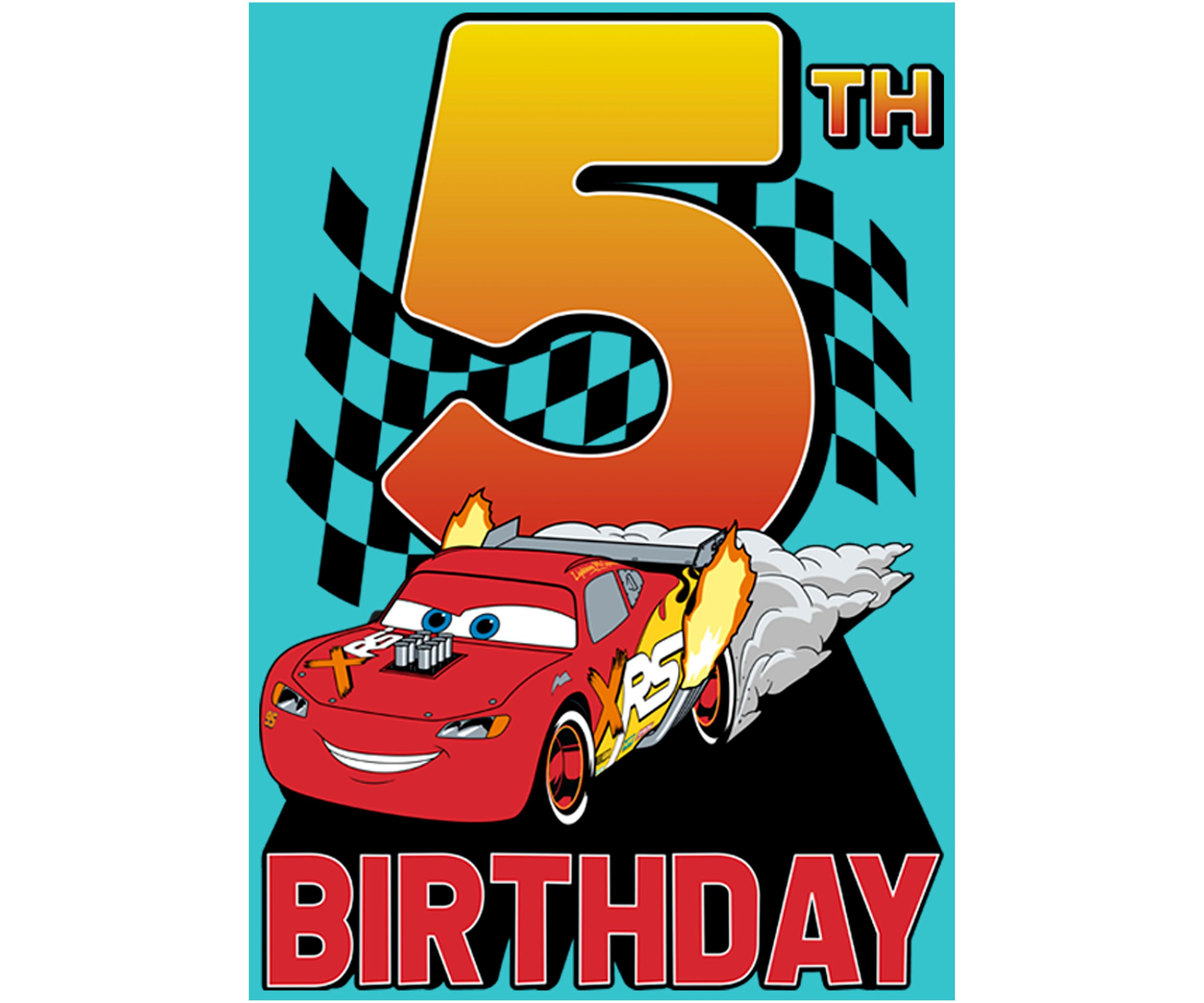 Girls 4-6x Lightning Birthday 5 Graphic T-Shirt