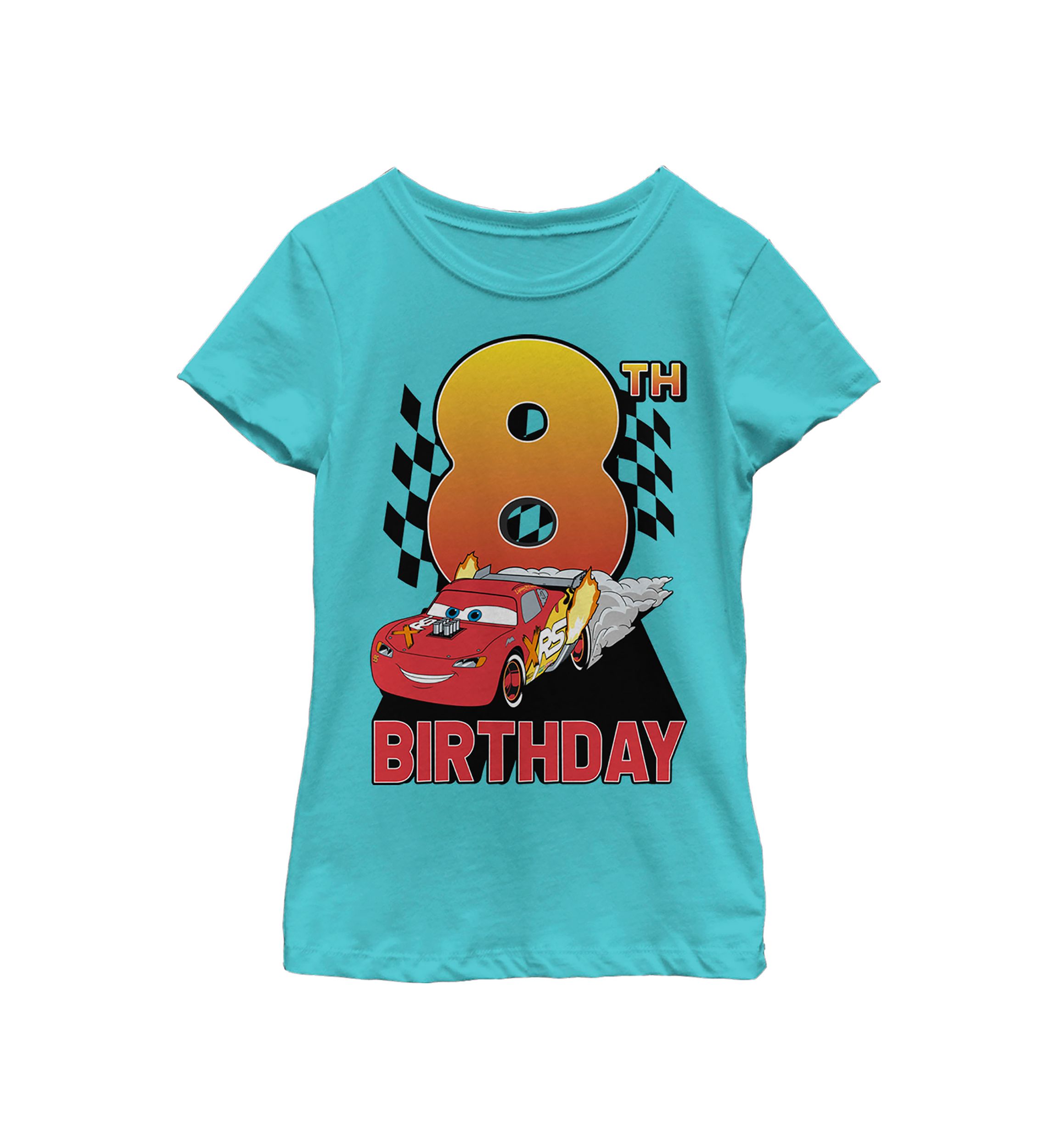 Girls 4-6x Lightning Birthday 8 Graphic T-Shirt