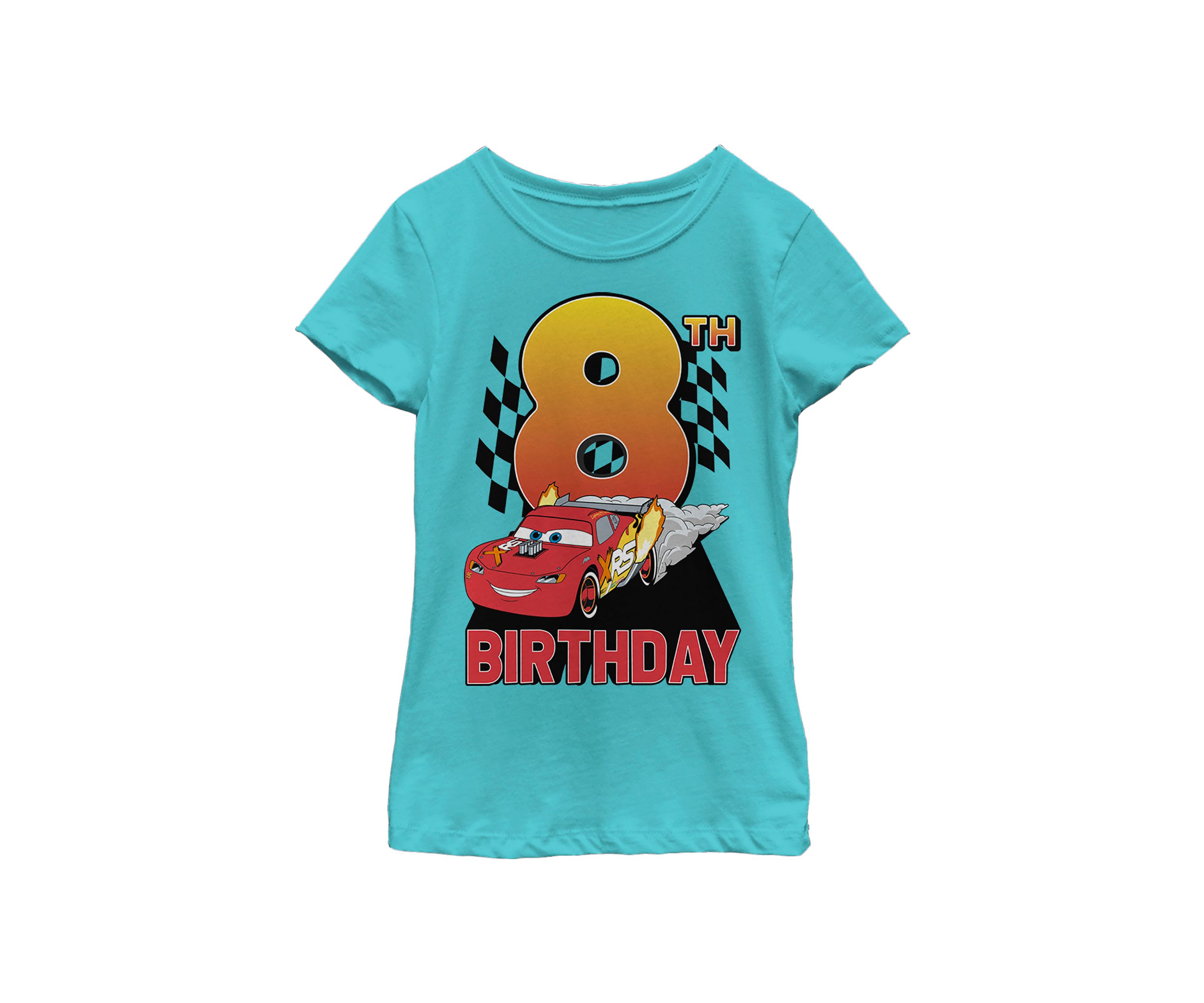 Girls 4-6x Lightning Birthday 8 Graphic T-Shirt