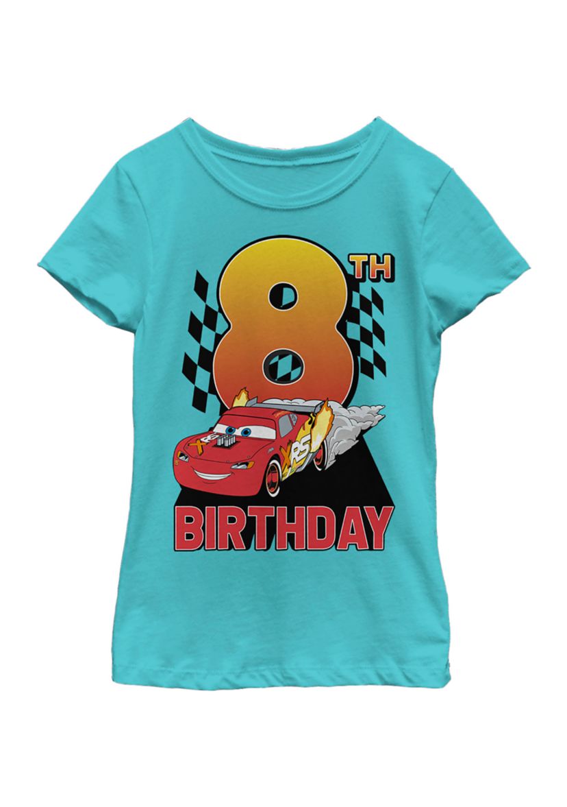 Girls 4-6x Lightning Birthday 8 Graphic T-Shirt