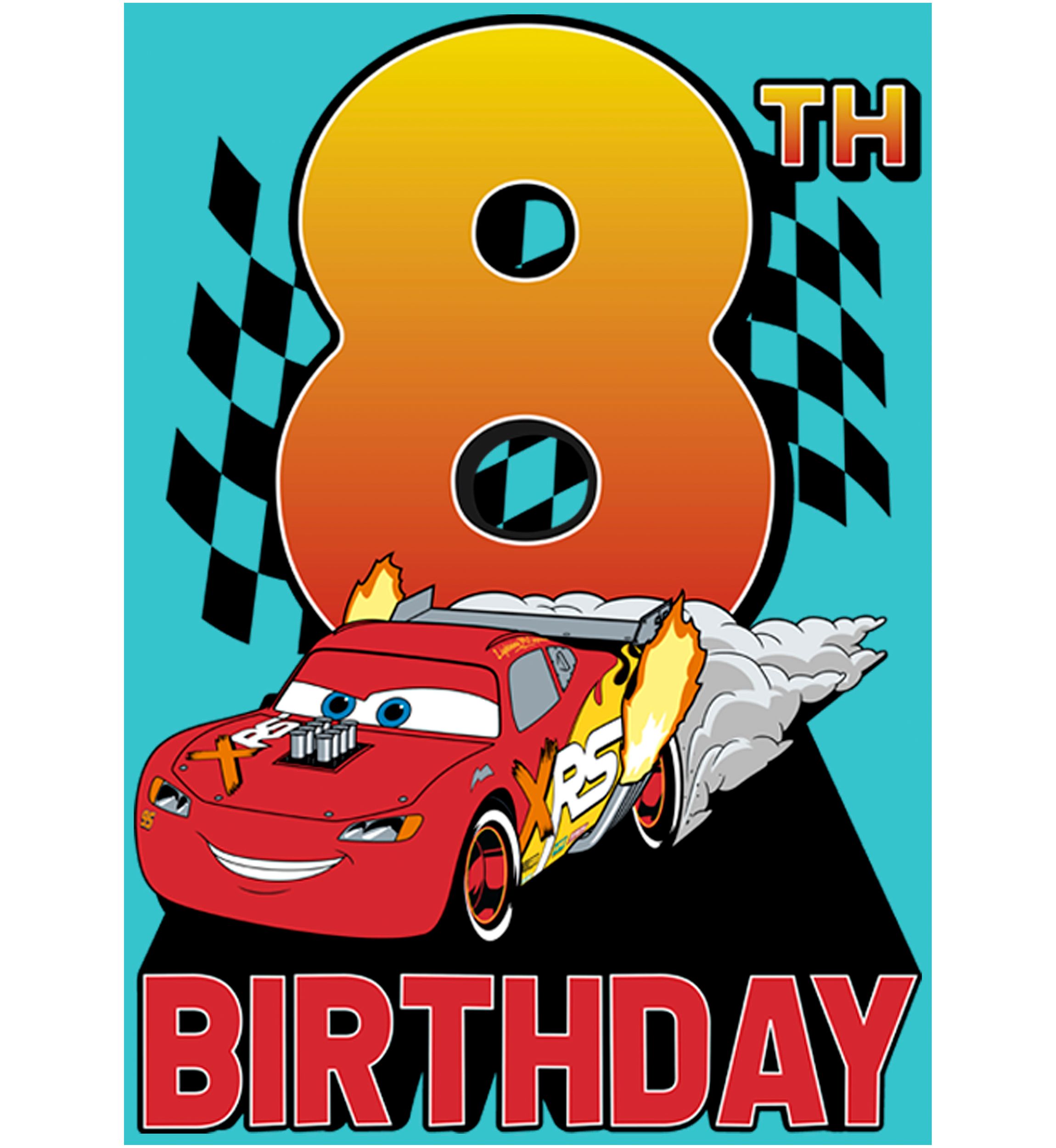 Girls 4-6x Lightning Birthday 8 Graphic T-Shirt