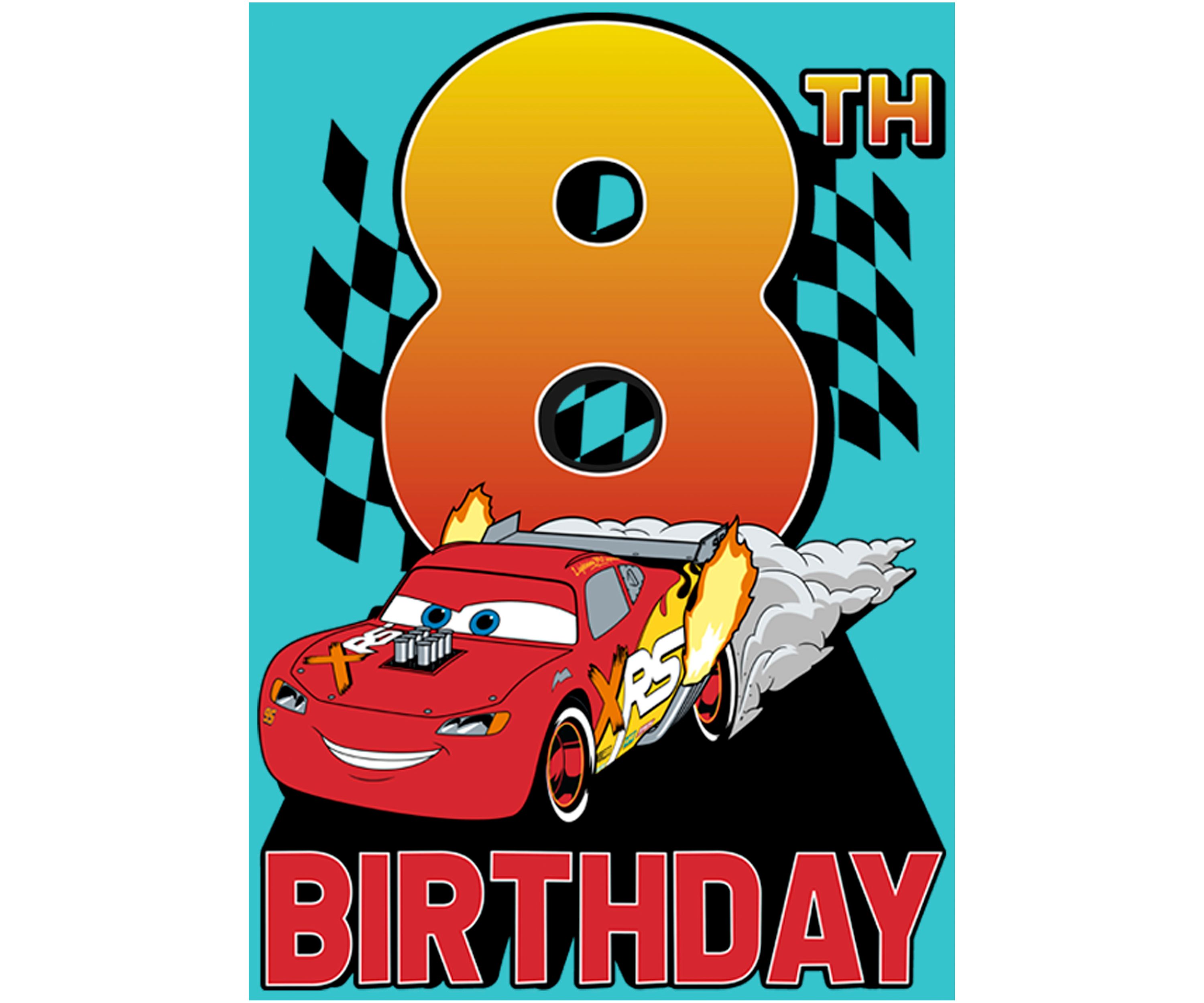 Girls 4-6x Lightning Birthday 8 Graphic T-Shirt