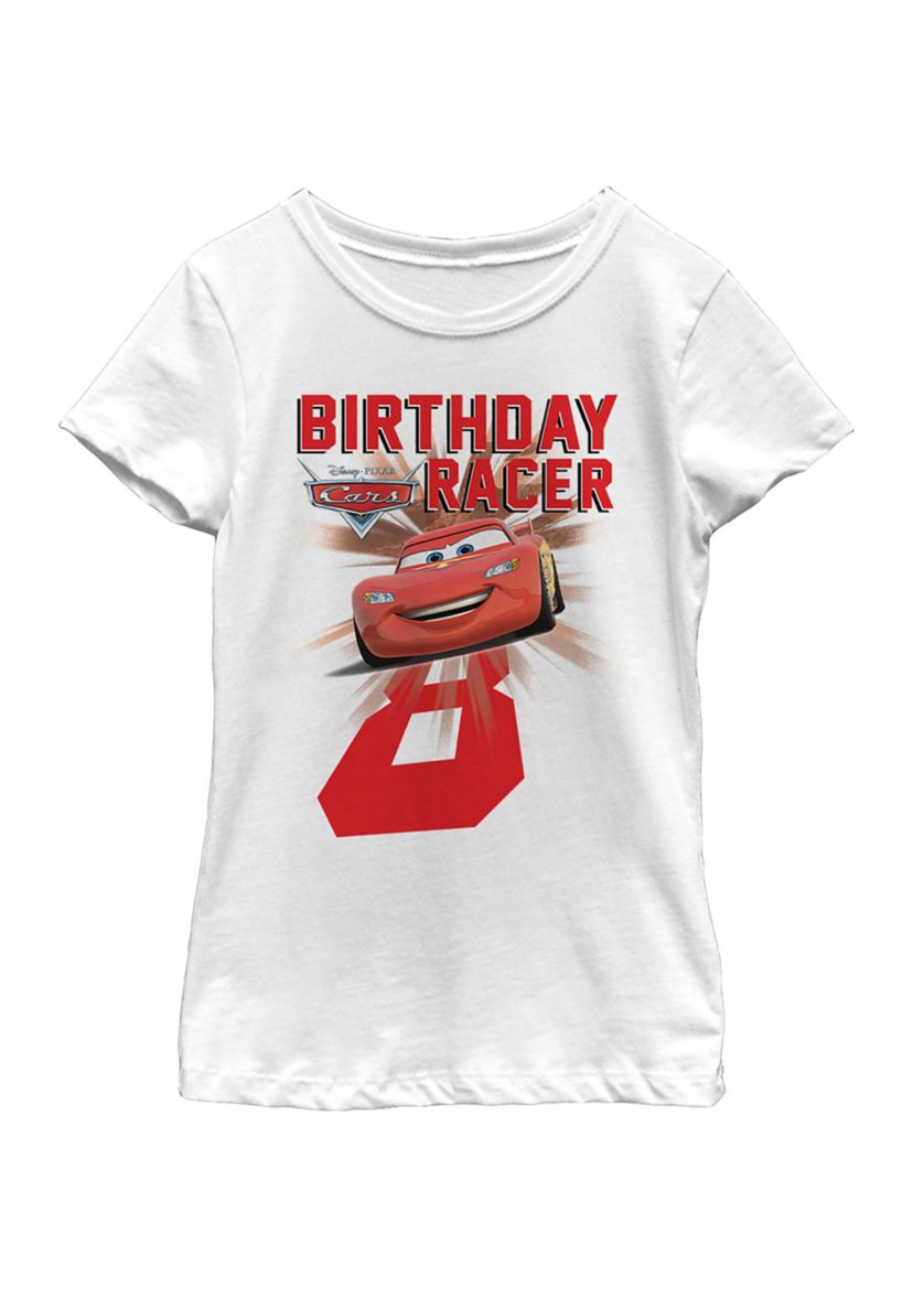 Girls 4-6x Birthday Graphic T-Shirt