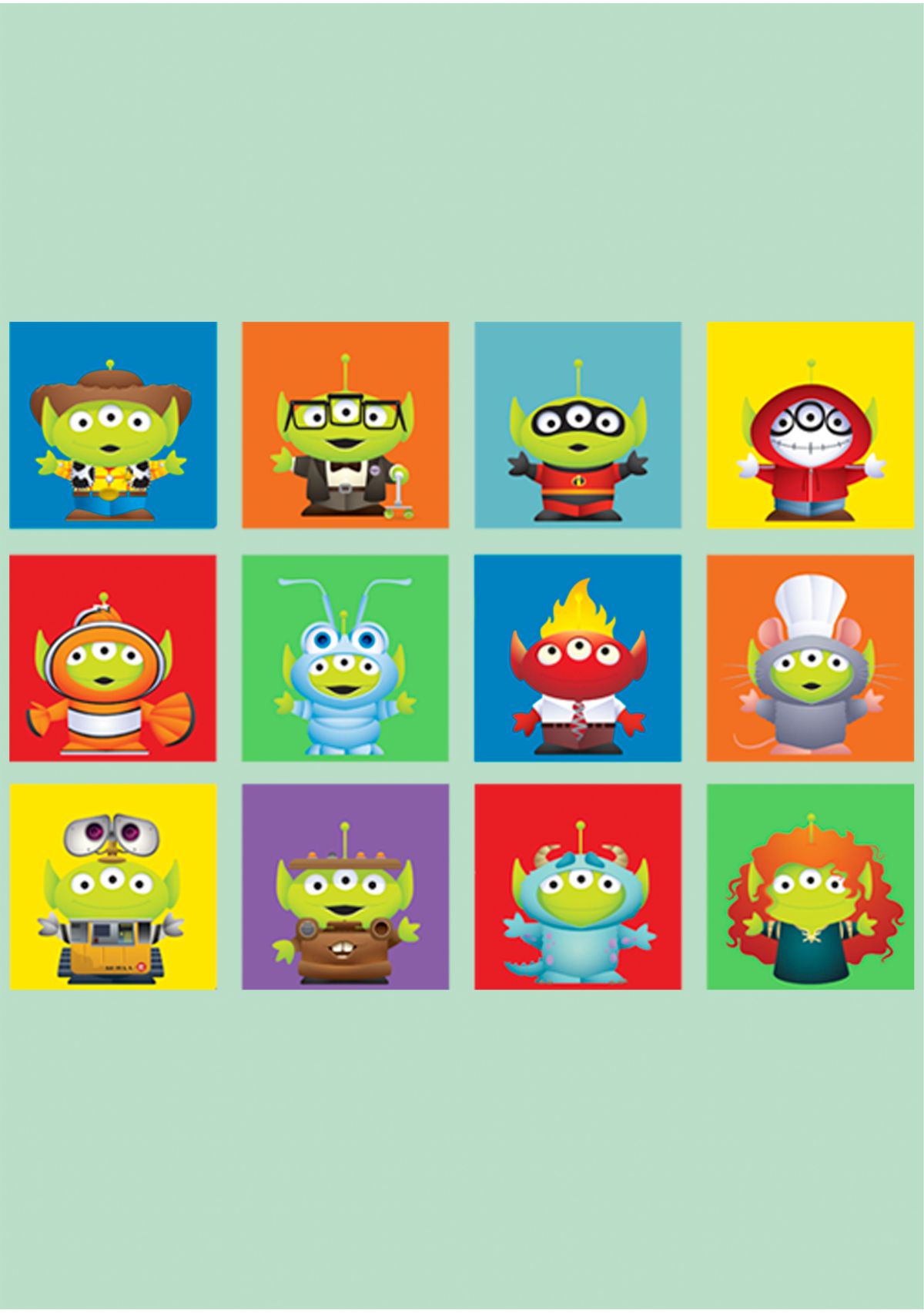 Girls 4-6x Alien Line Up Graphic T-Shirt