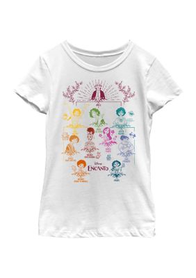 Pixar Encanto Doodle Family Tree T-Shirt For Men – Casual Short Sleeve Graphic Tee