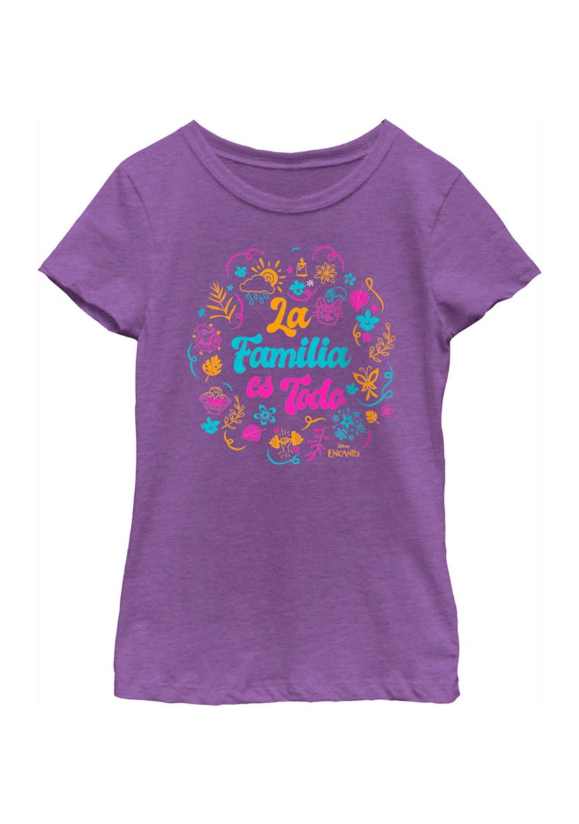 Girls 4-6x La Familia Es Todo Graphic T-Shirt