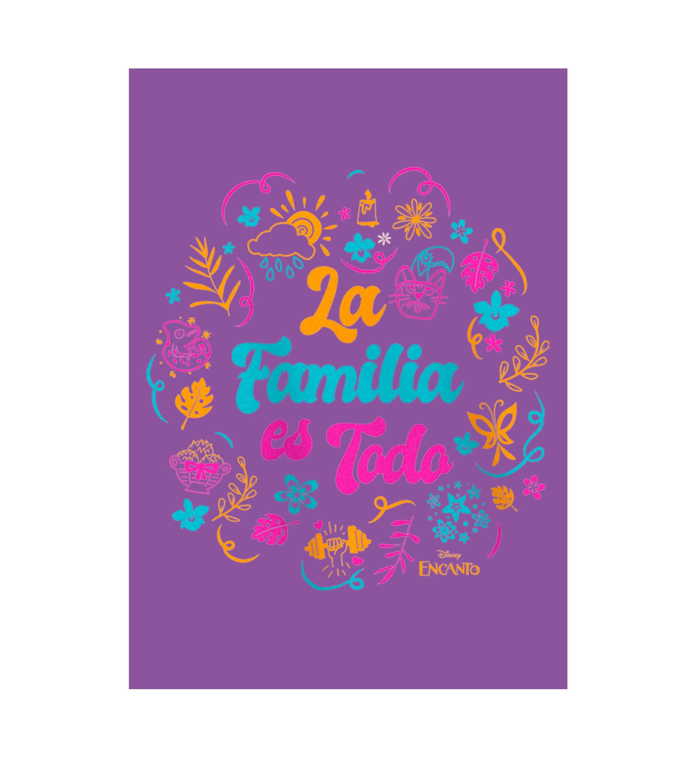 Girls 4-6x La Familia Es Todo Graphic T-Shirt