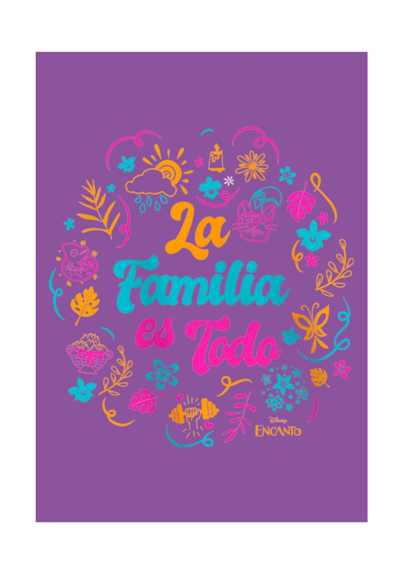 Girls 4-6x La Familia Es Todo Graphic T-Shirt