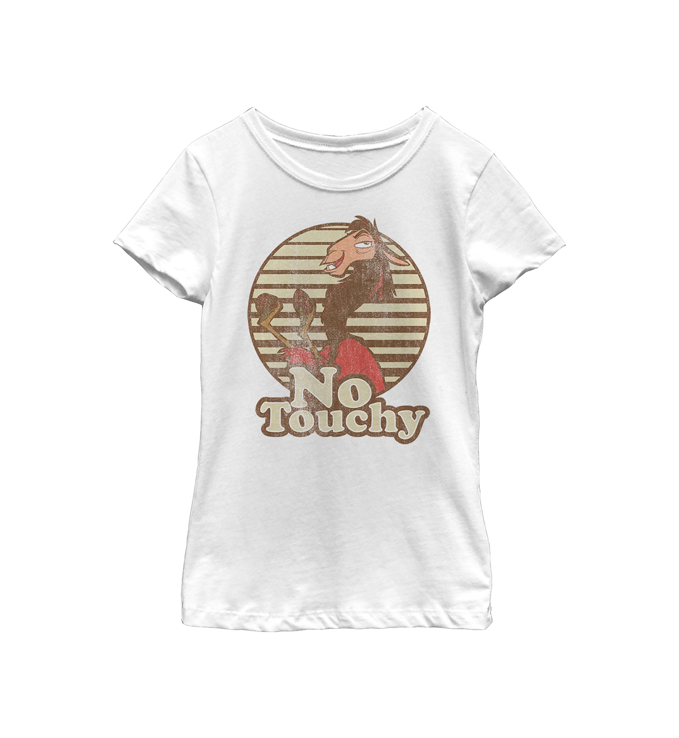 Girls 4-6x  No Touchy Graphic T-Shirt