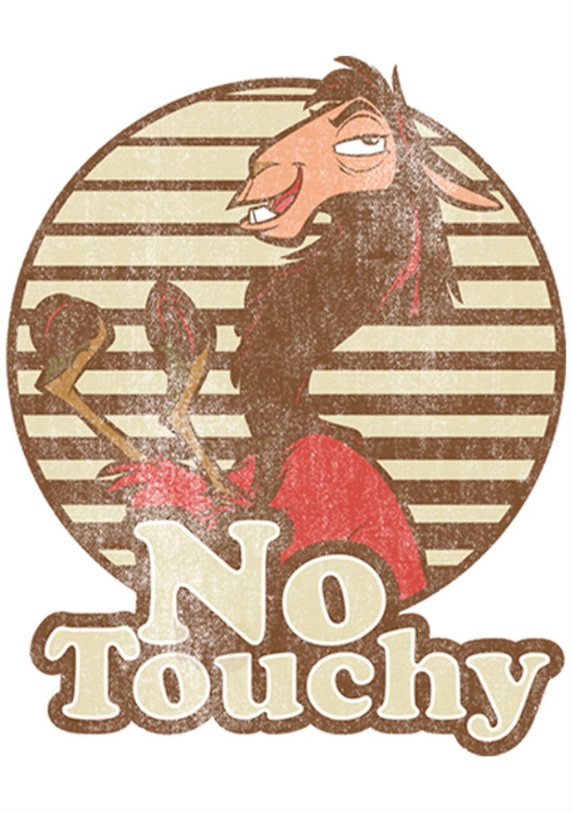 Girls 4-6x  No Touchy Graphic T-Shirt
