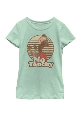 Disney Girls 4-6x No Touchy Graphic T-Shirt, Mint, XSmall
