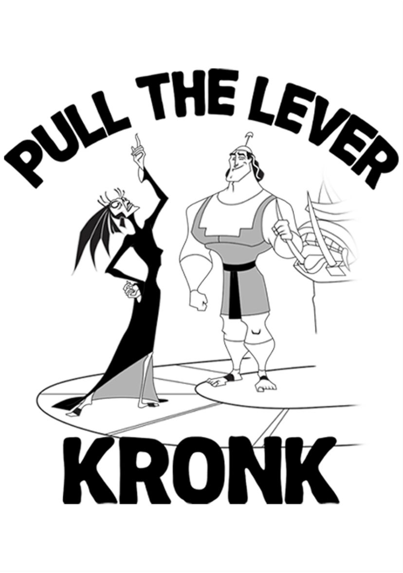 Girls 4-6x  Kronk Lever Graphic T-Shirt