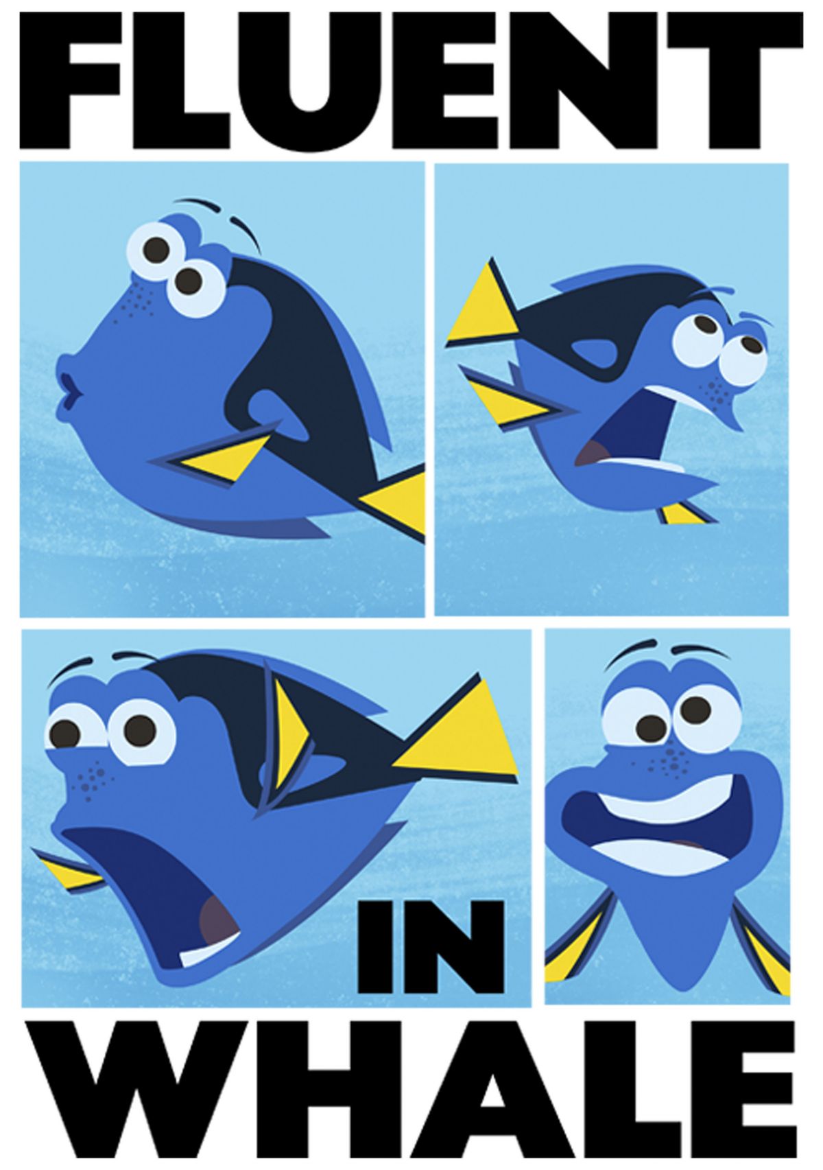  Girls 7-16 Whale Talk Graphic T-Shirt 