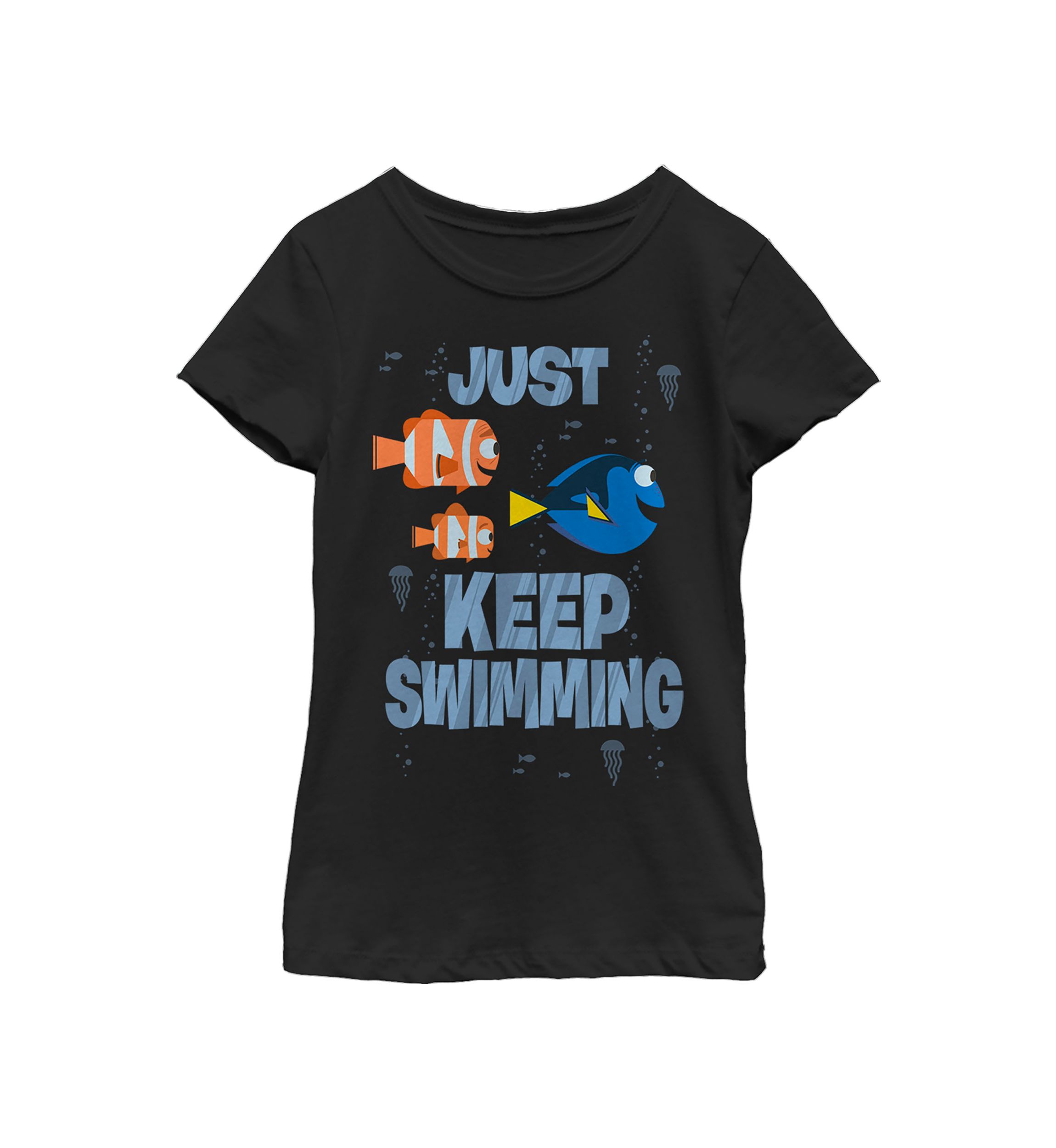 Girls 4-6x  Just Swimming Graphic T-Shirt