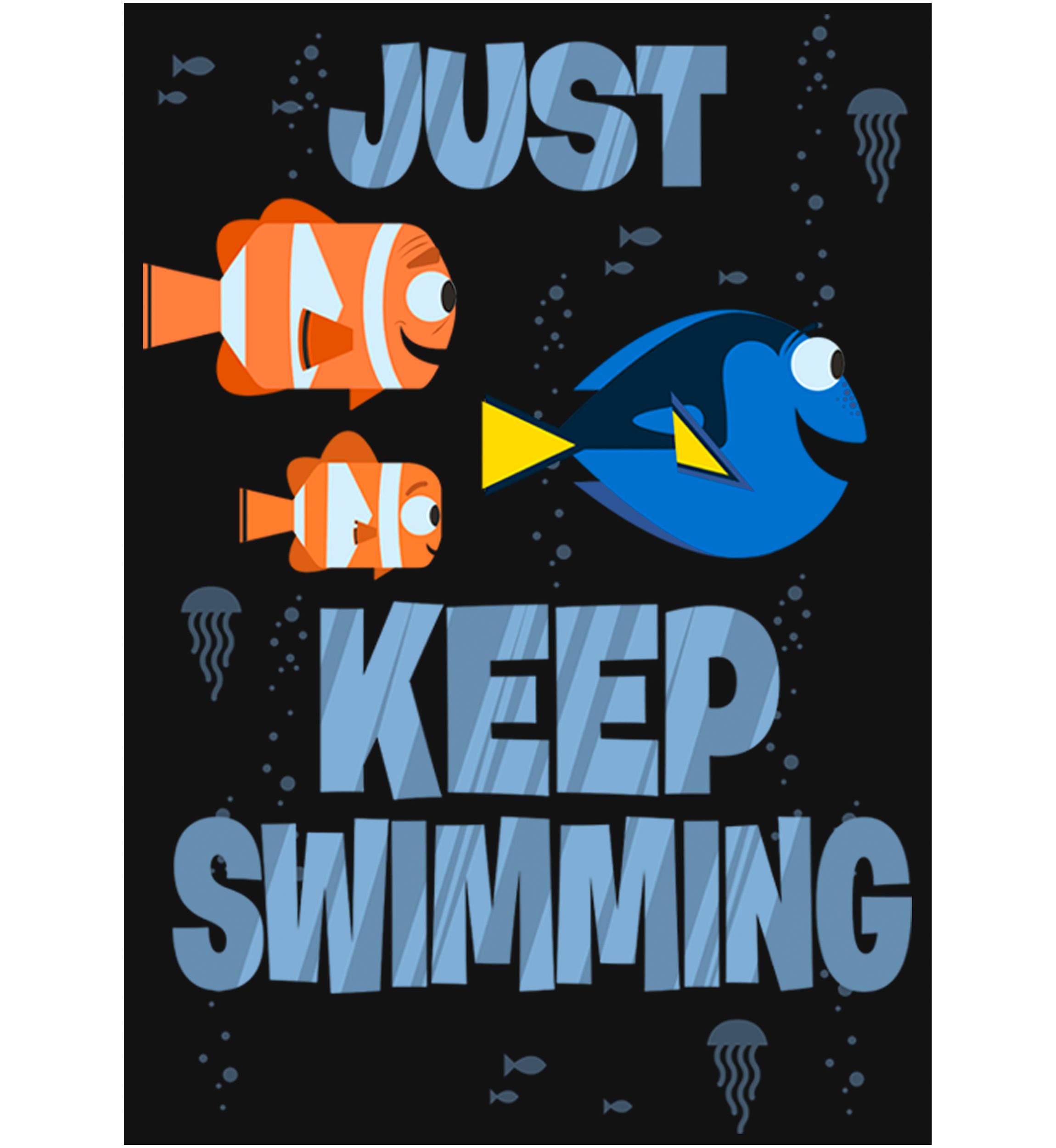 Girls 4-6x  Just Swimming Graphic T-Shirt