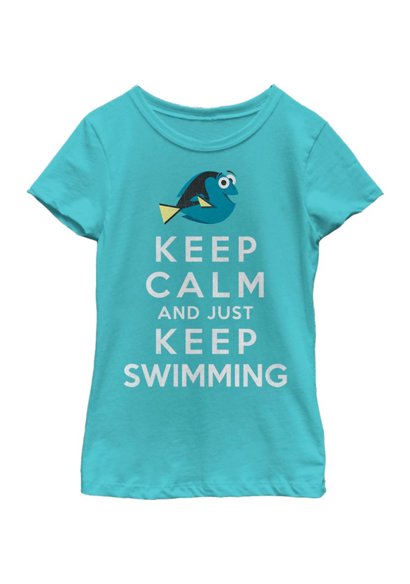 Girls 4-6x  Calm Swim Graphic T-Shirt