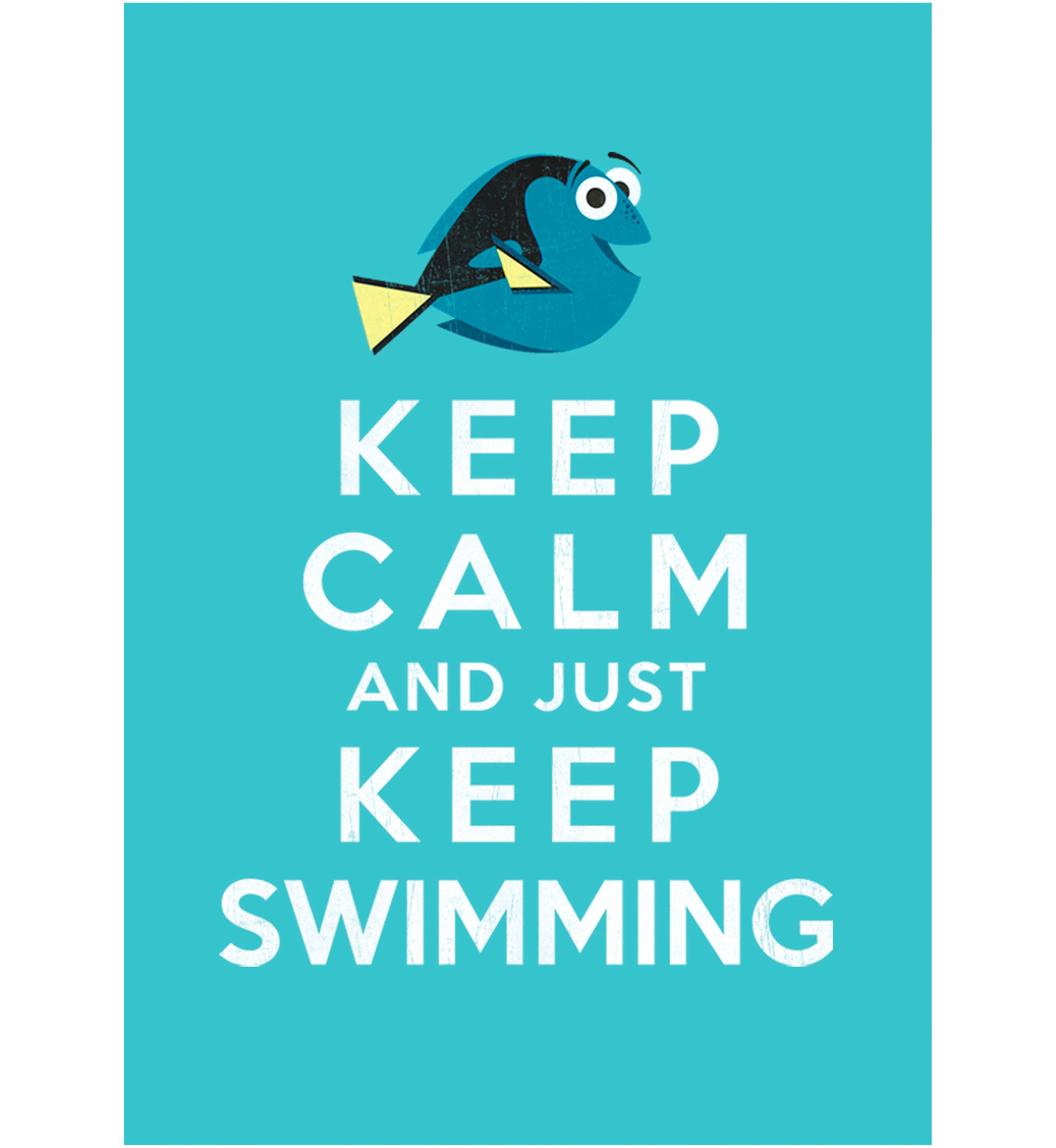 Girls 4-6x  Calm Swim Graphic T-Shirt