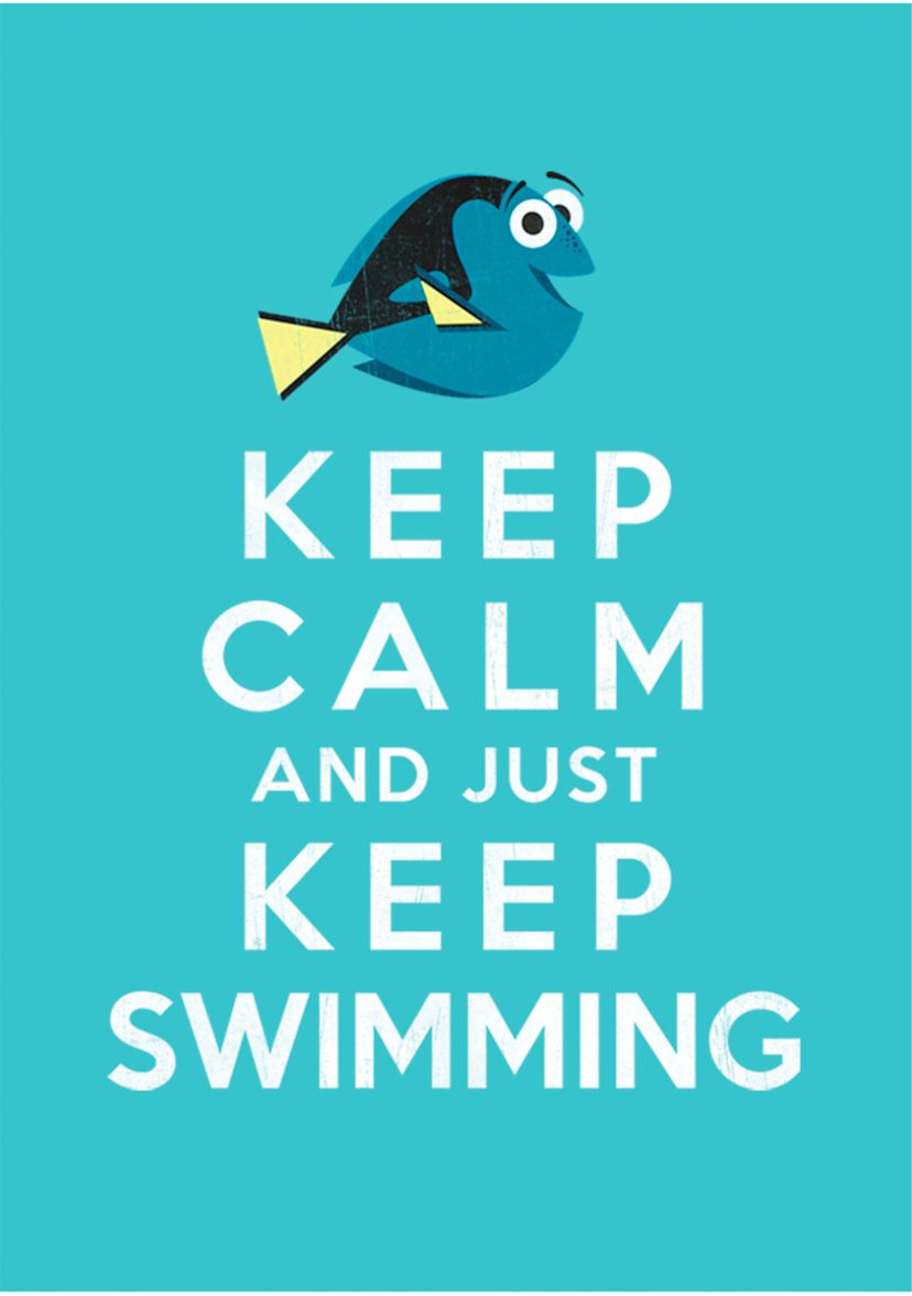 Girls 4-6x  Calm Swim Graphic T-Shirt
