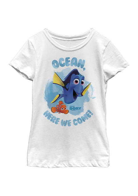 Disney® Girls 7-16 Here We Come Graphic T-Shirt