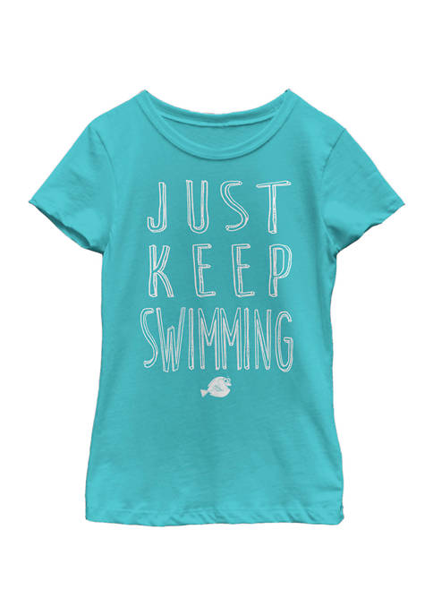 Disney® Girls 4-6x Swimming Graphic T-Shirt