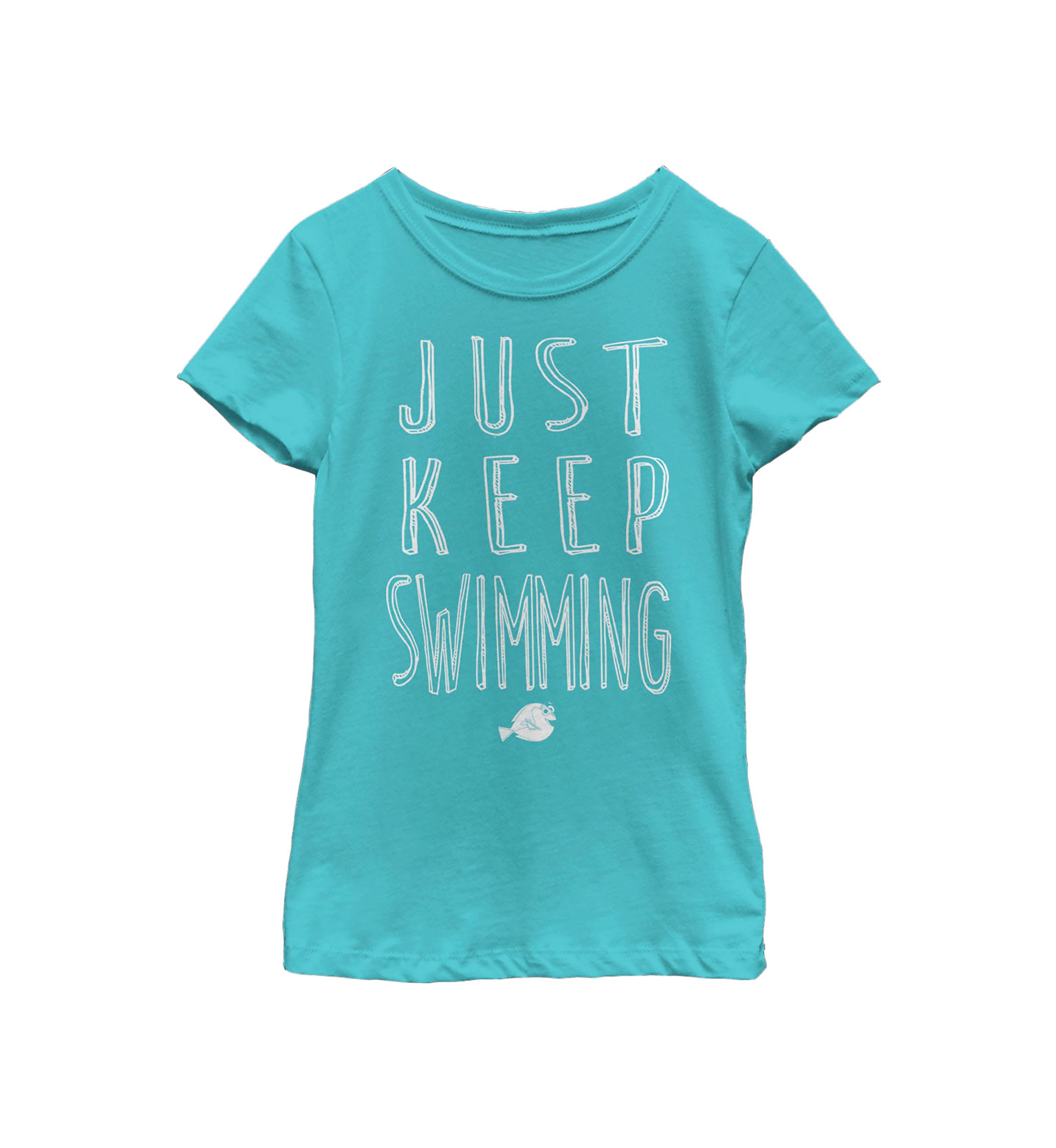 Girls 4-6x  Swimming Graphic T-Shirt