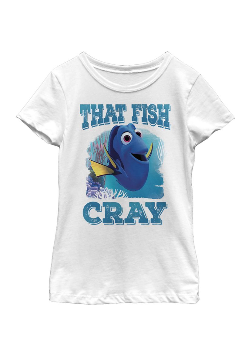 Girls 4-6x  That Fish Cray Graphic T-Shirt