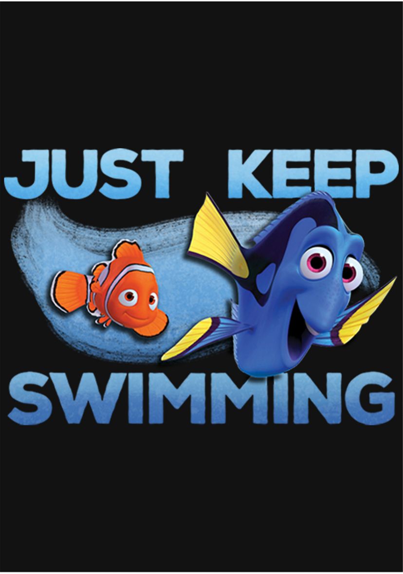 Girls 4-6x  Just Swimming Graphic Top