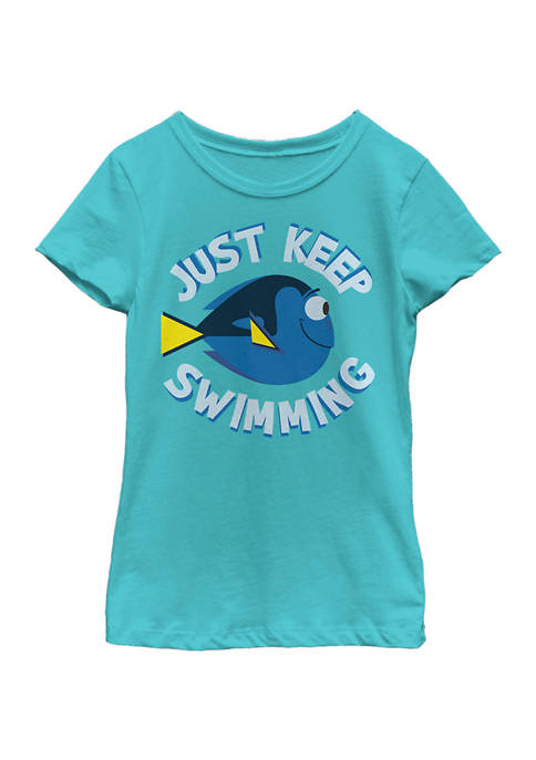 Disney® Girls 4-6x Just Swim Graphic T-Shirt