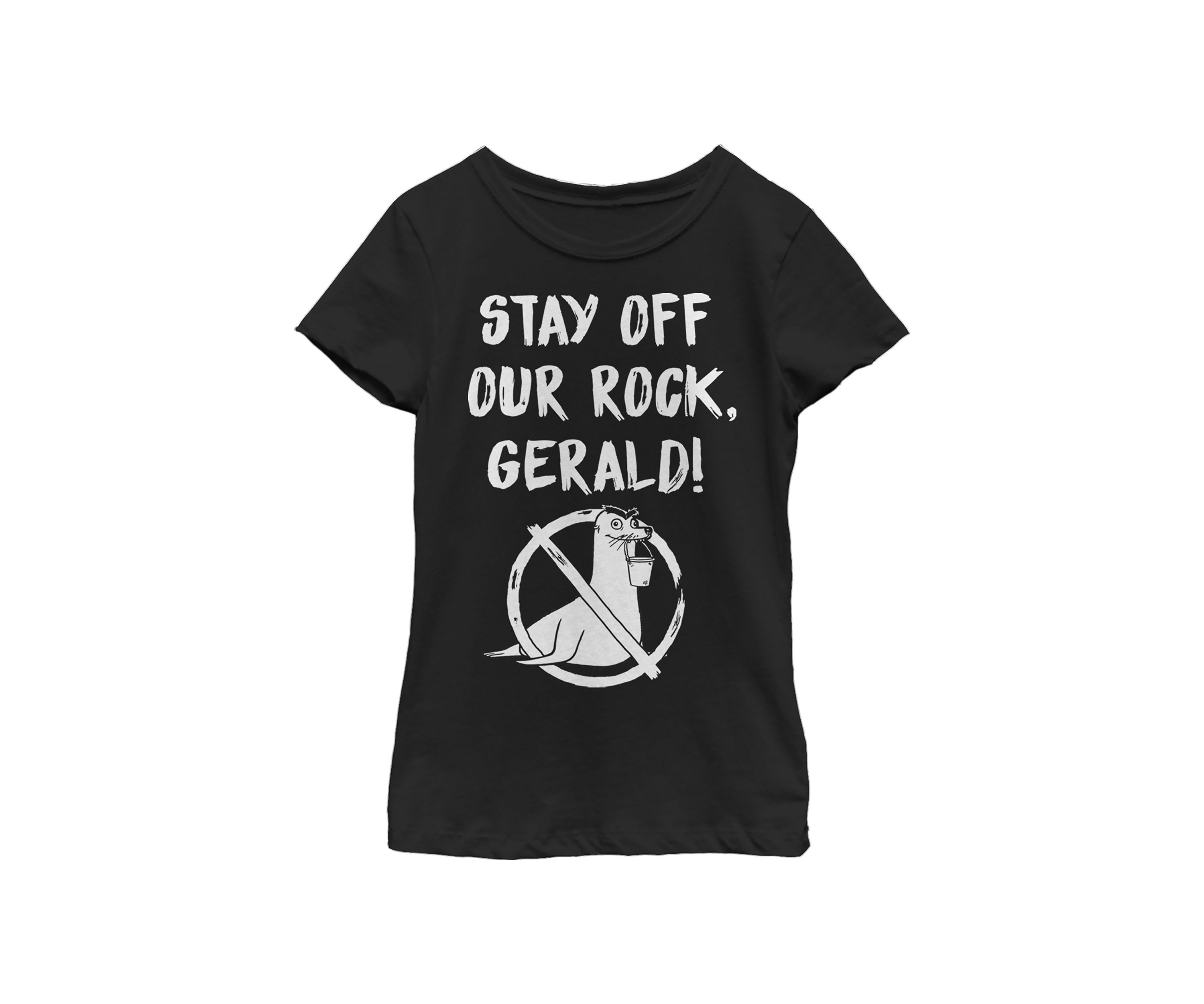 Girls 4-6x  Stay Off Graphic Top