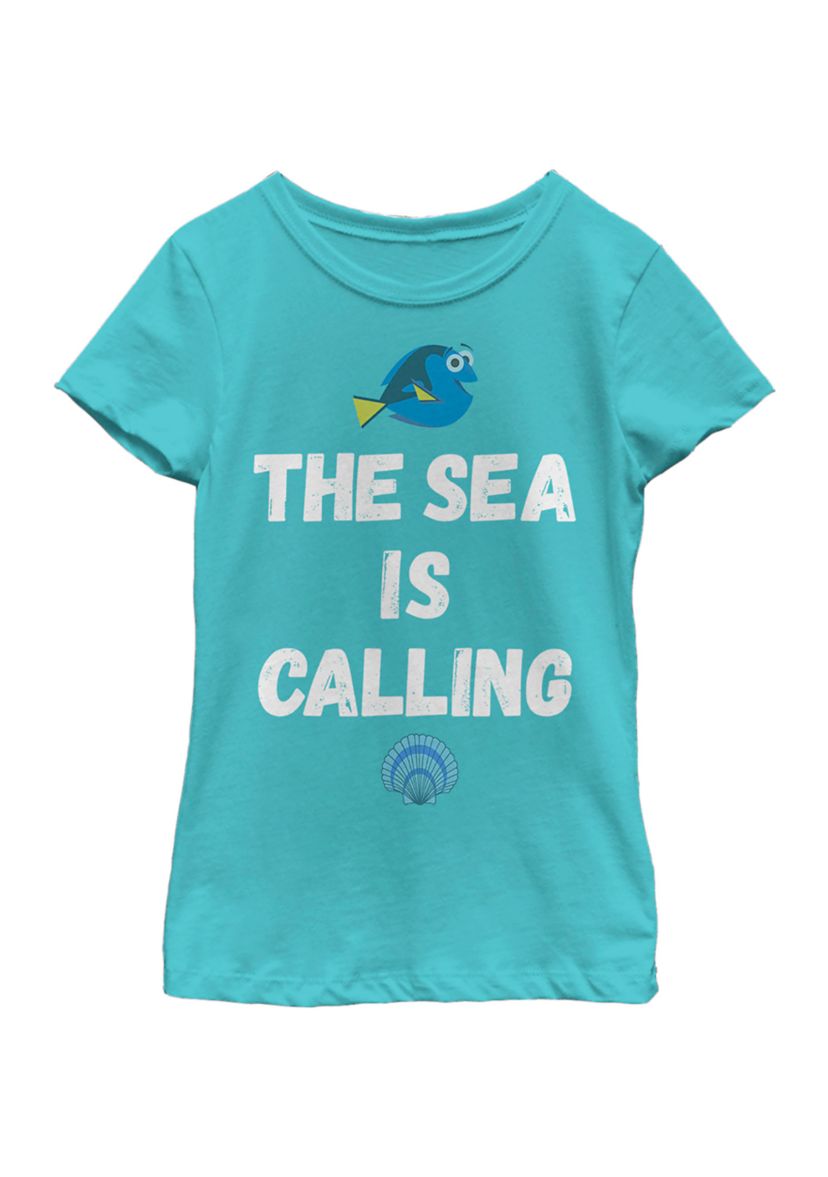  Girls 7-16 The Sea Graphic T-Shirt 