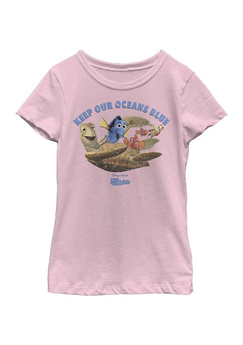 Disney® Girls 4-6x Nemo Ocean Graphic T-Shirt