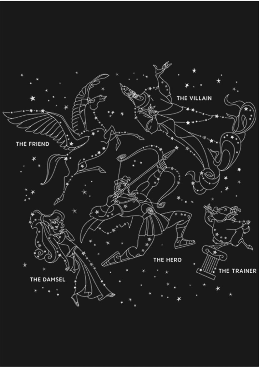 Girls 4-6x   Constellation Graphic T-Shirt