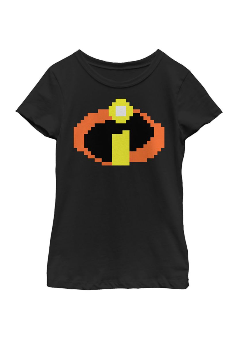Girls 4-6x  Incredibly Pixel Graphic Top