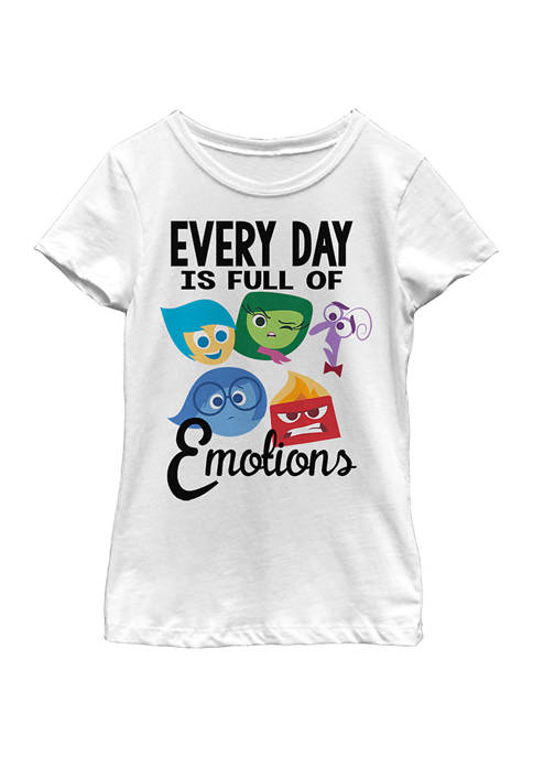 Inside Out Girls 4-6x Emotions Graphic T-Shirt