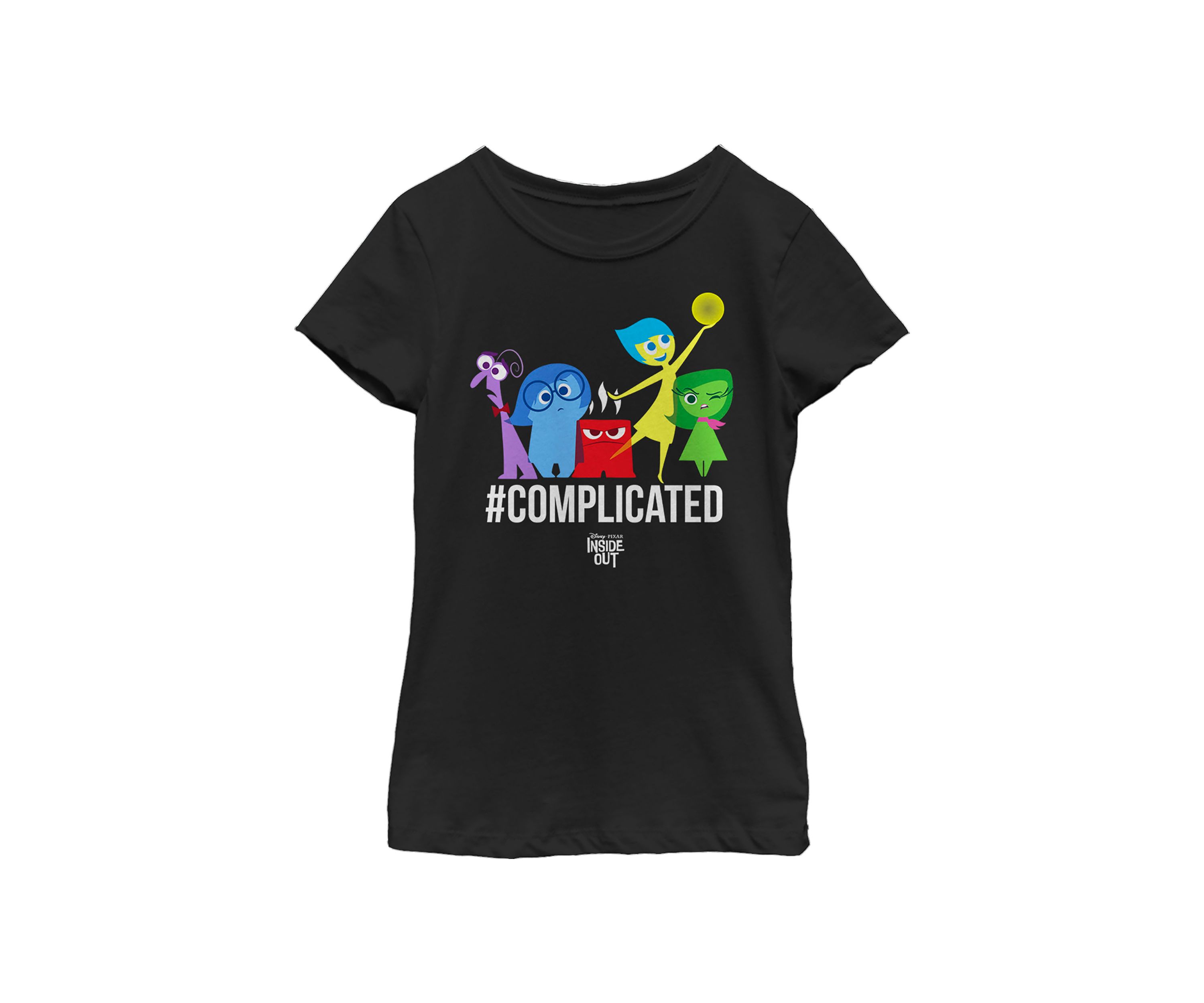  Girls 7-16 Complicated Graphic T-Shirt 