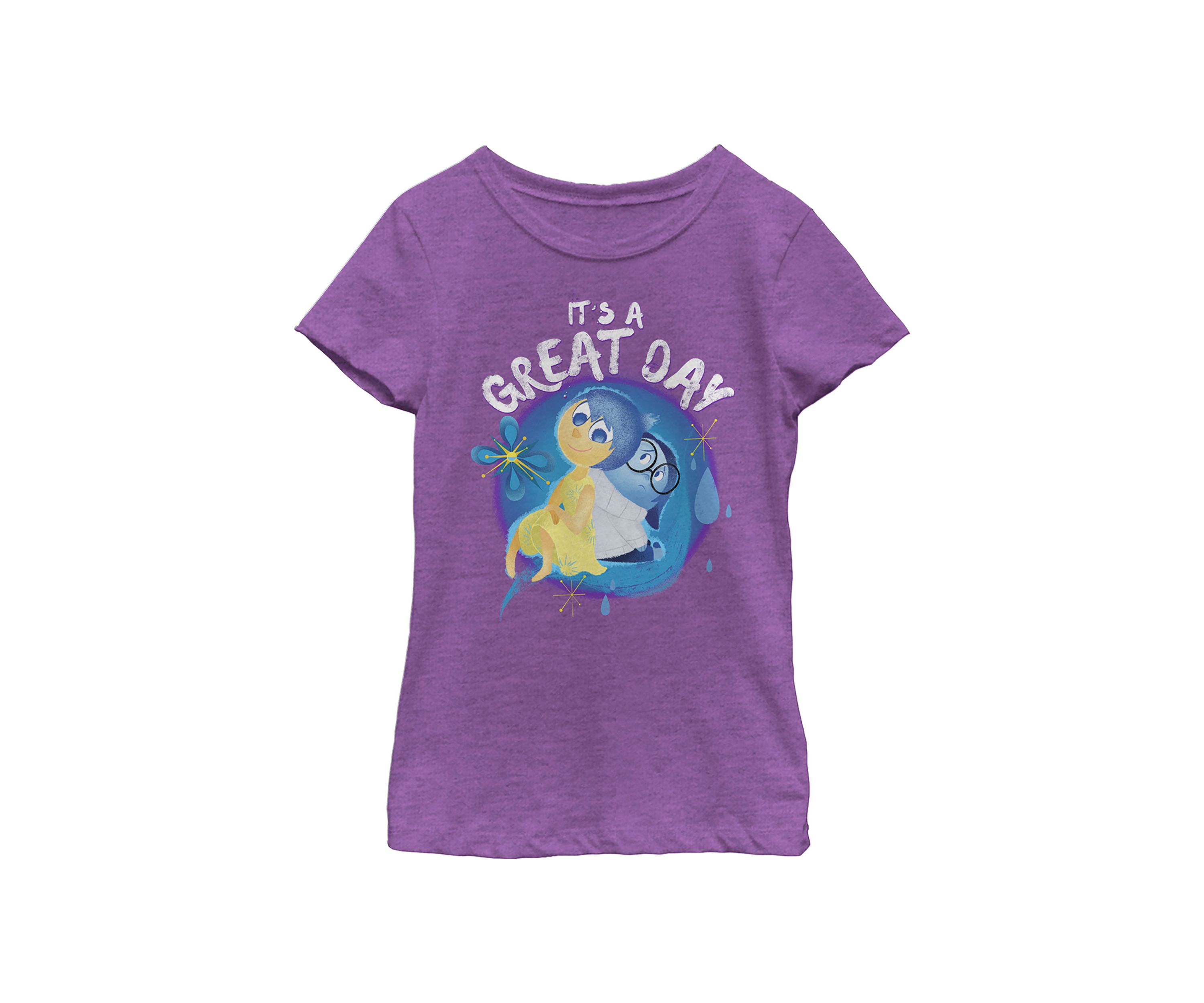  Girls 7-16 Great Day Graphic T-Shirt 