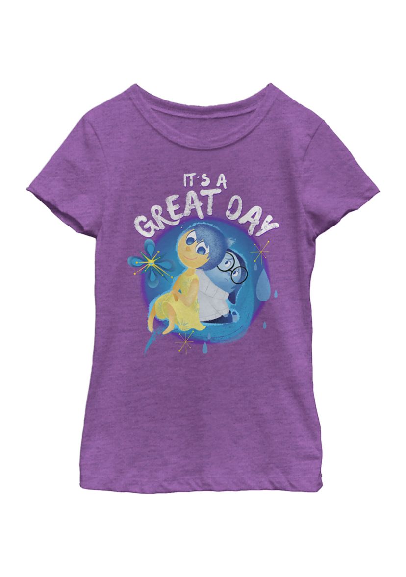  Girls 7-16 Great Day Graphic T-Shirt 
