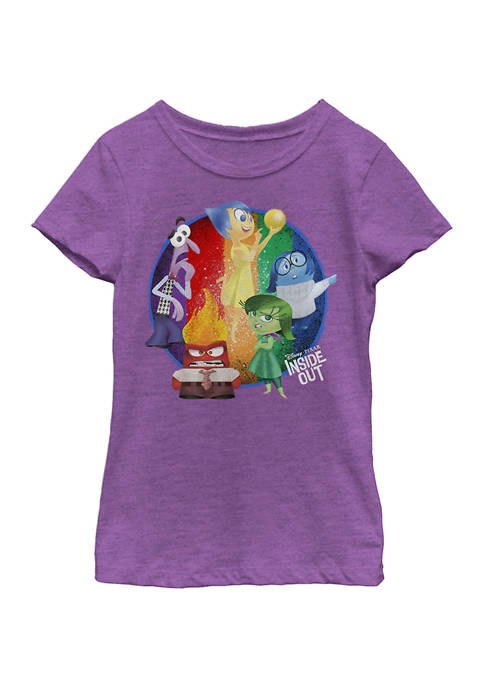 Inside Out Girls 4-6x Circle of Friends Graphic