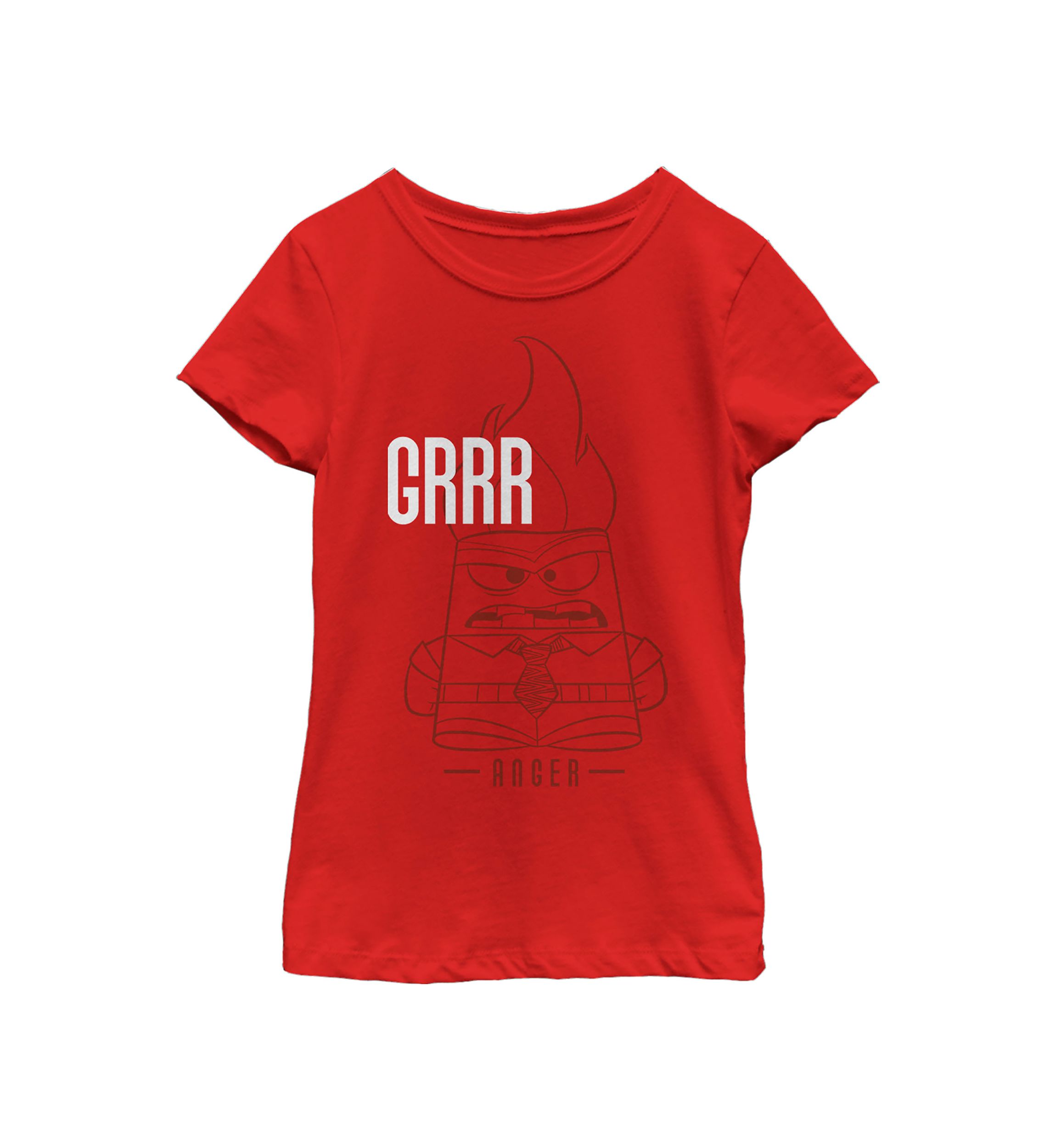 Girls 4-6x  Grrr Anger Graphic Top