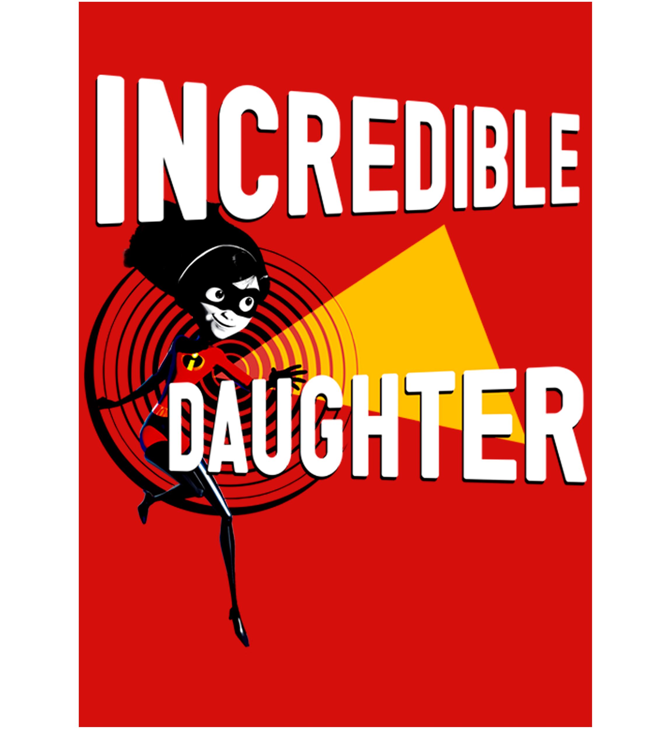 Girls 4-6x Incredi Daughter Graphic T-Shirt