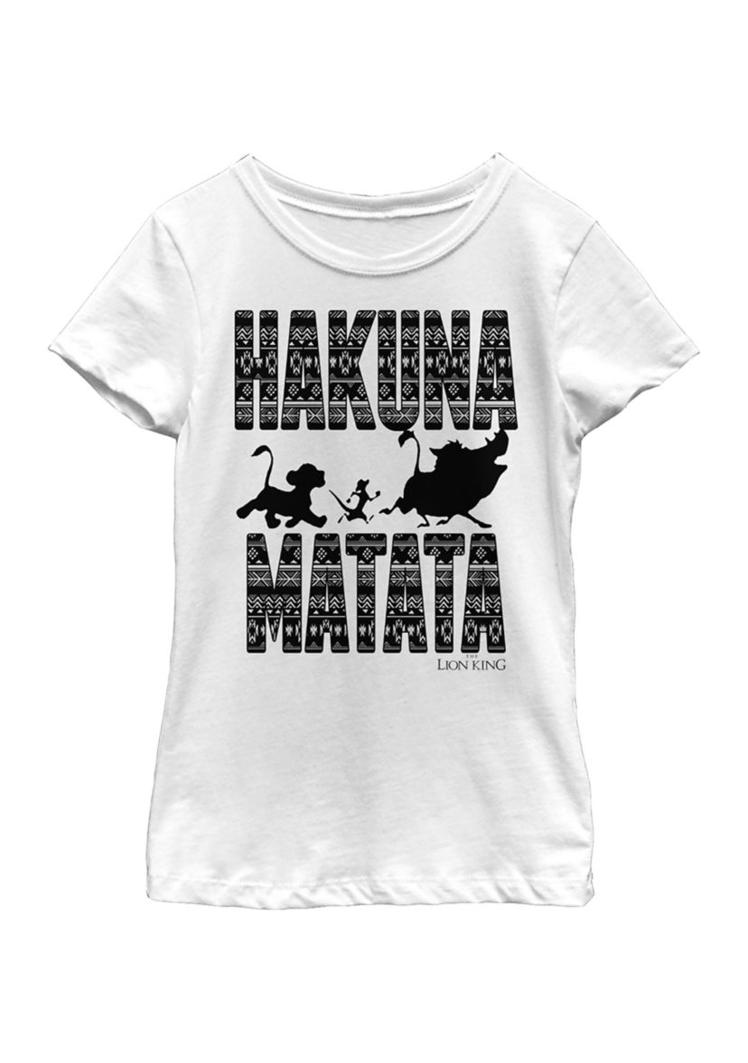 Girls 4-6x  Hakuna Print Graphic T-Shirt