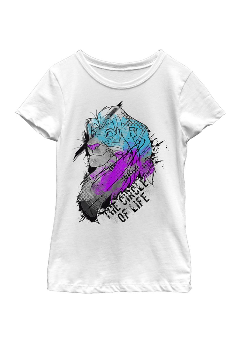 Girls 4-6x  Paint King Graphic T-Shirt