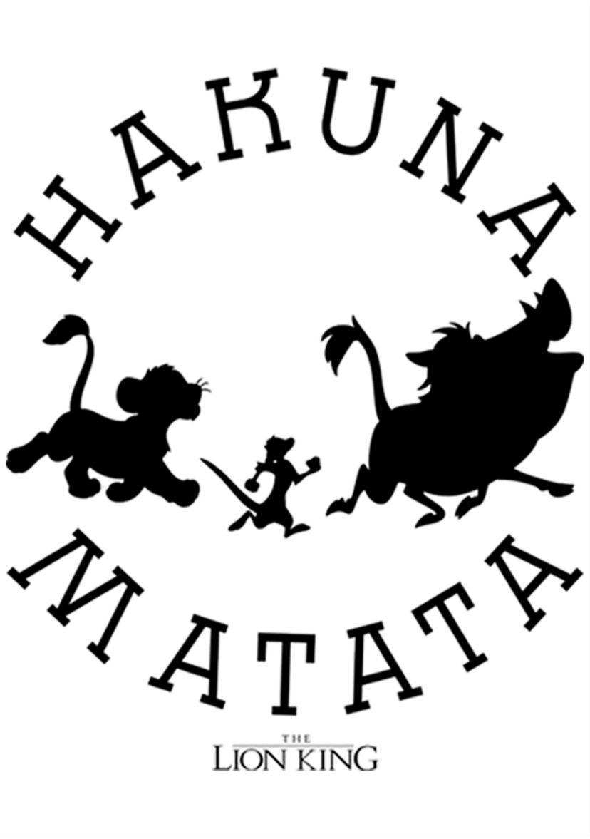 Girls 4-6x  Hakuna Round Graphic T-Shirt