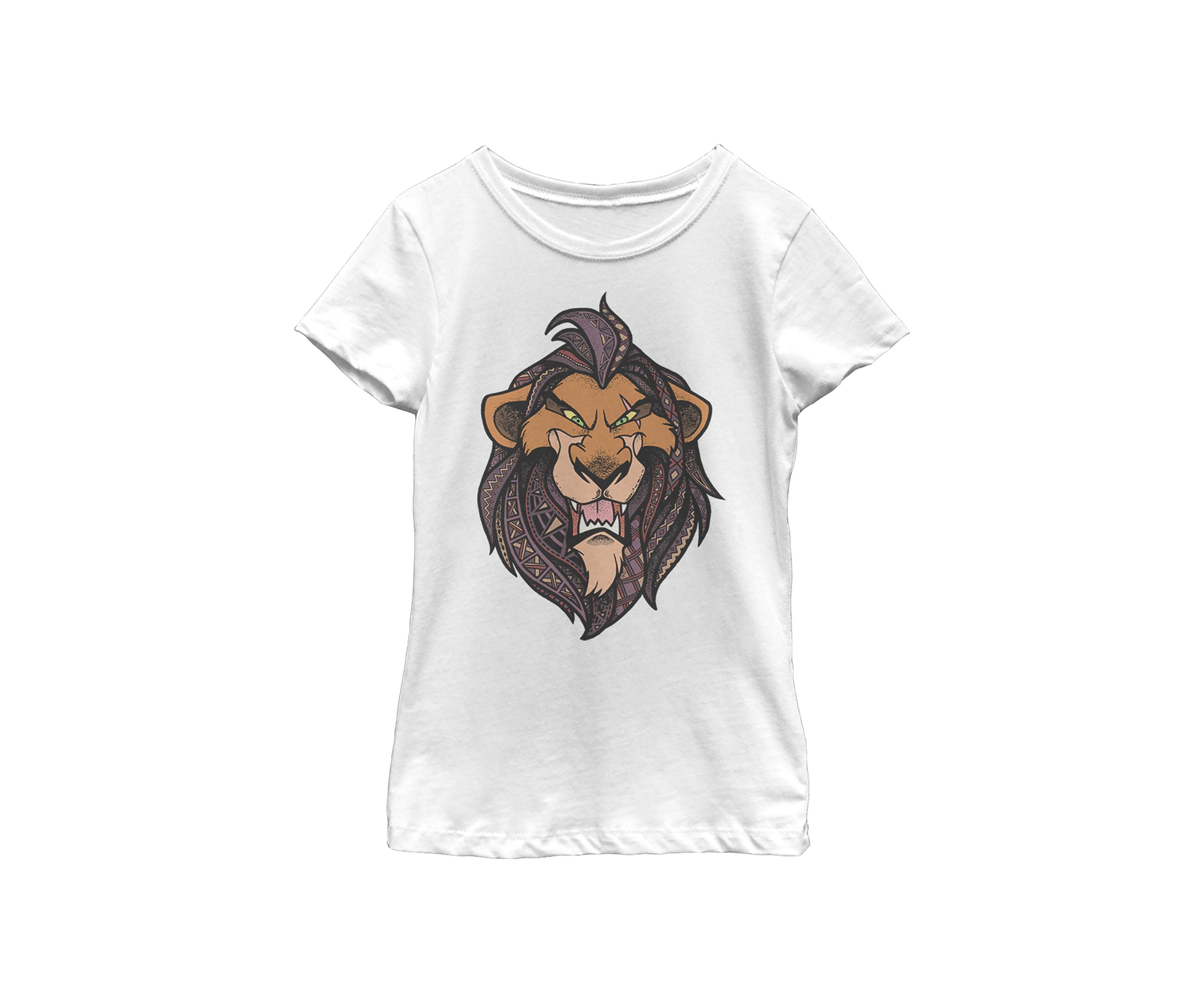 Girls 4-6x  Patterned Scar Graphic T-Shirt