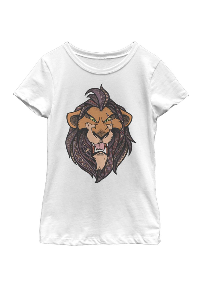Girls 4-6x  Patterned Scar Graphic T-Shirt