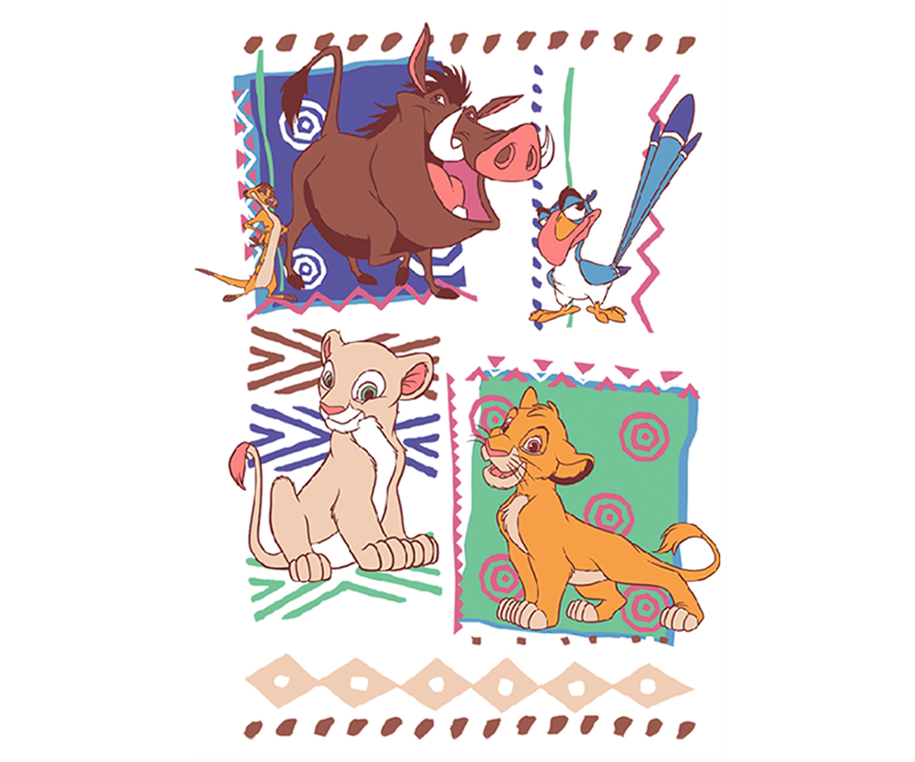 Girls 4-6x  LK Blanket Graphic Top