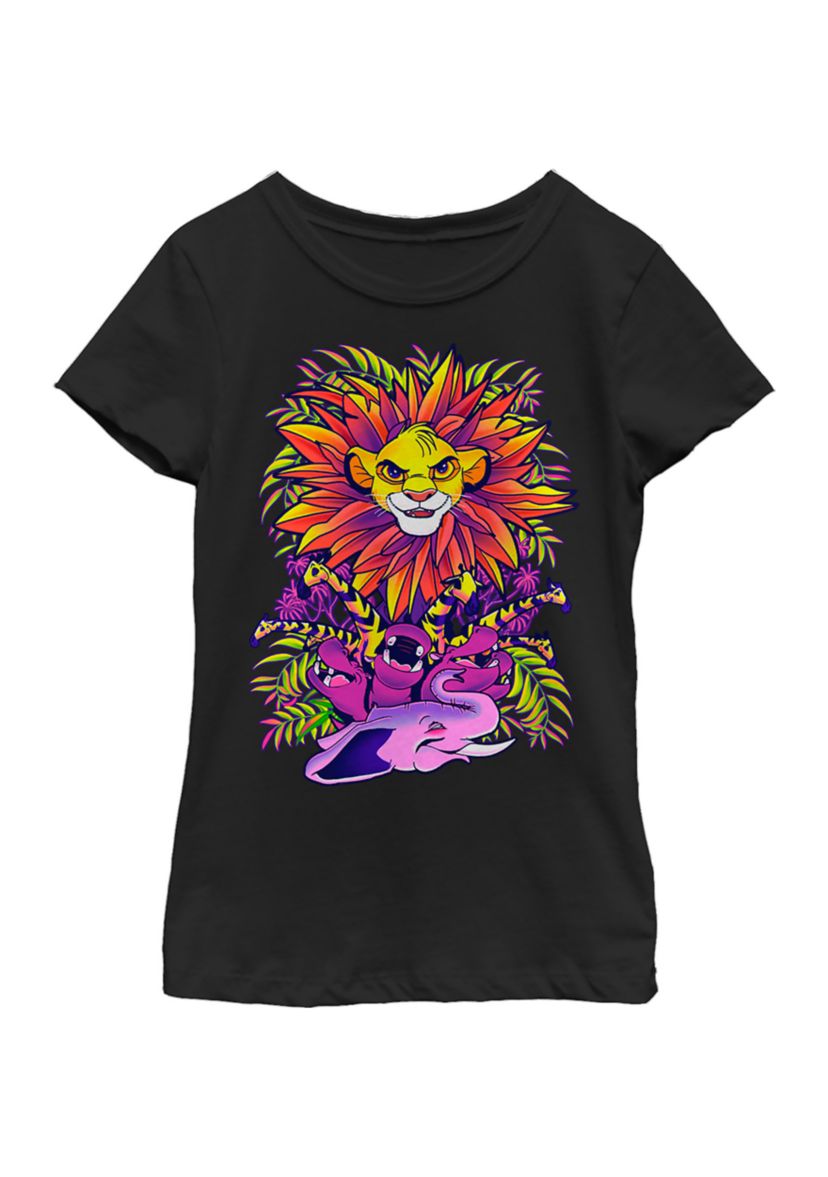 Girls 4-6x  HYPER COLOR KING Graphic Top