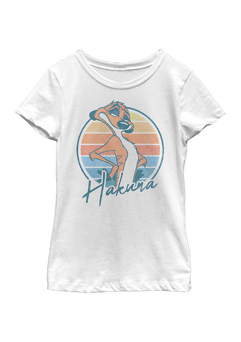 Disney® Girls 4-6x Hakuna Graphic T-Shirt